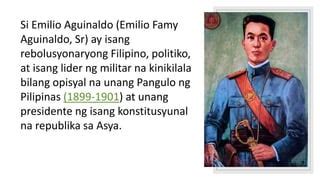 angelo emilio g. aguinaldo|facts about emilio aguinaldo.